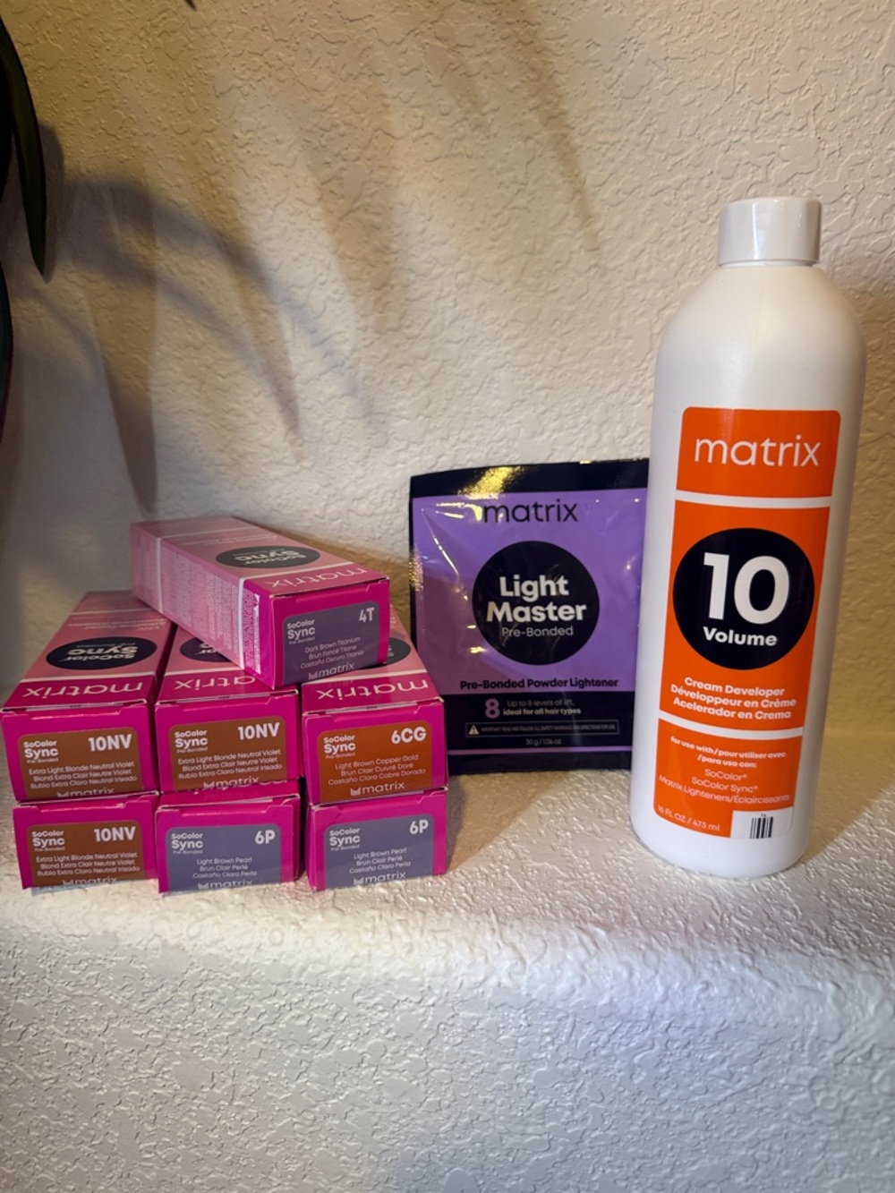 Matrix SoColor Sync Assorted Colors w/ Developer and Lightener